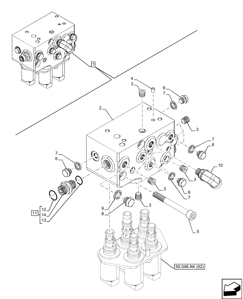 Схема запчастей Case IH MAXXUM 115 - (31.104.AR[07]) - VAR - 758414, 758416 - PTO CLUTCH, DIRECTIONAL CONTROL VALVE (40 KPH, 16X16, W/AUTOSHIFT, W/CREEPER) (31) - IMPLEMENT POWER TAKE OFF