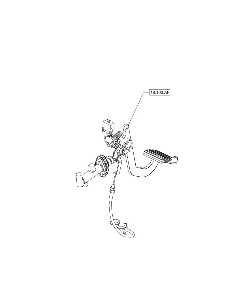 Схема запчастей Case IH PUMA 215 - (18.000.00) - PICTORIAL INDEX - CLUTCH (18) - CLUTCH