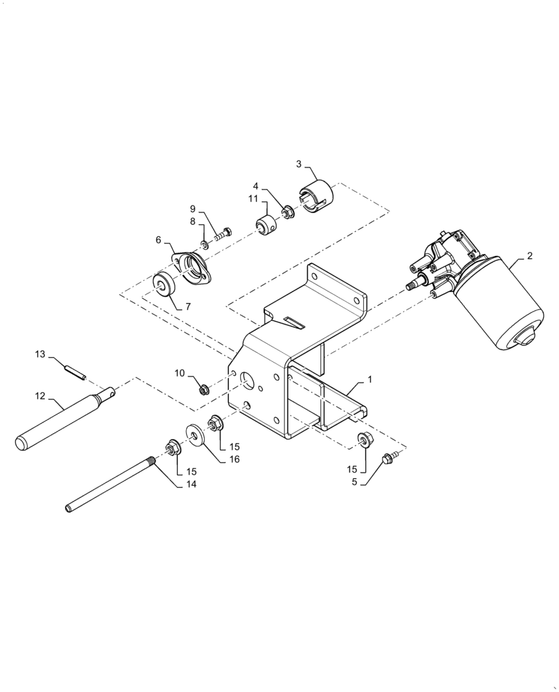 Схема запчастей Case IH 6140 - (74.134.AO) - CLEANING FAN VARIATOR MOTOR (74) - CLEANING