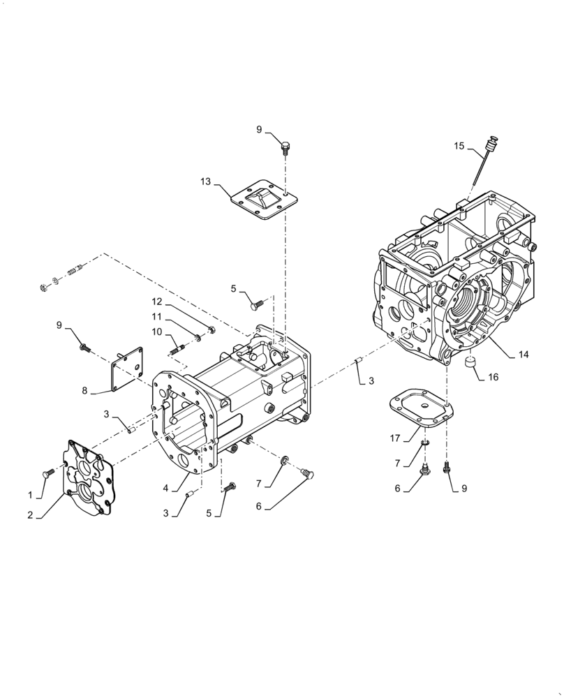 Схема запчастей Case IH FARMALL 35A - (29.202.AJ[02]) - HYDROSTATIC TRANSMISSION HOUSING (29) - HYDROSTATIC DRIVE