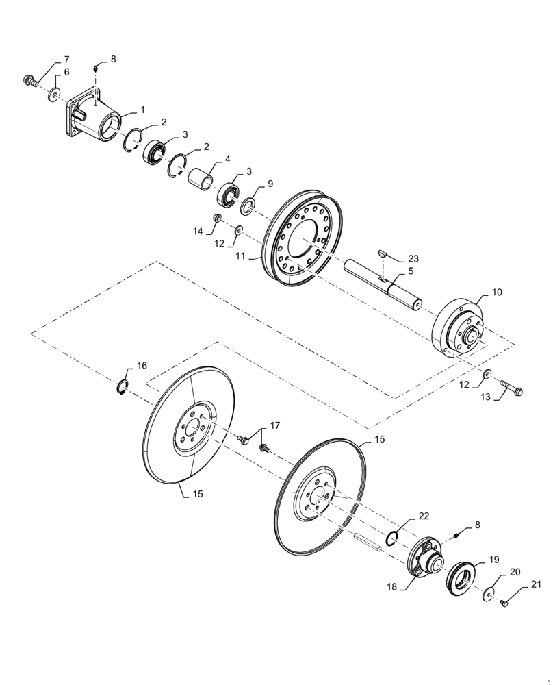 Схема запчастей Case IH 6140 - (74.136.AD[02]) - CLEANING FAN JACKSHAFT PULLEY (74) - CLEANING