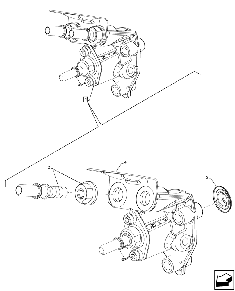 Схема запчастей Case IH MAXXUM 145 - (55.988.AM[02]) - VAR - 391630, 743723, 743812 - DEF/ADBLUE™ DOSING MODULE, COMPONENTS (55) - ELECTRICAL SYSTEMS