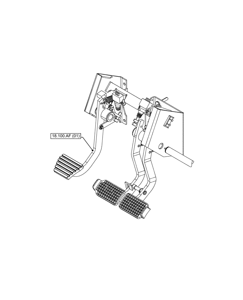 Схема запчастей Case IH MAXXUM 115 - (00.000.18) - PICTORIAL INDEX - CLUTCH (00) - GENERAL & PICTORIAL INDEX