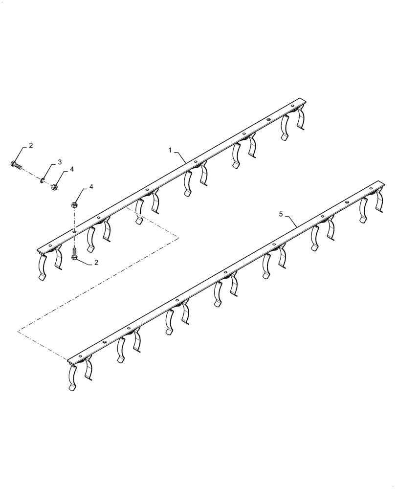 Схема запчастей Case IH 4585 - (61.904.AB[21]) - METERING SEED TUBE GROUNDING (61) - METERING SYSTEM