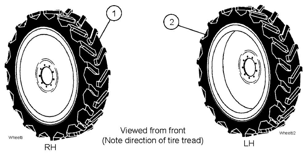 Схема запчастей Case IH 3185 - (05-004) - WHEEL & TIRE Hub, Wheel & Tires