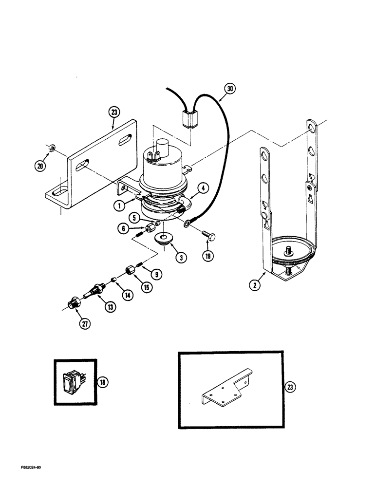 Схема запчастей Case IH STEIGER - (2-28) - ETHER STARTING SYSTEM (02) - ENGINE