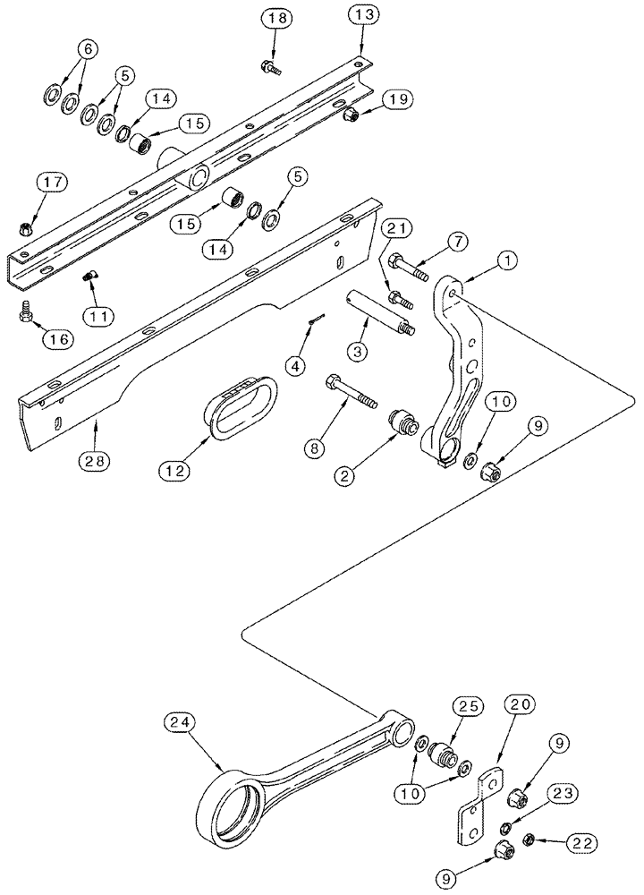 Схема запчастей Case IH 2366 - (09B-16) - CHAFFER - DRIVE HANGER - BSN JJC0252949 (14) - ROTOR, CONCANVES & SIEVE