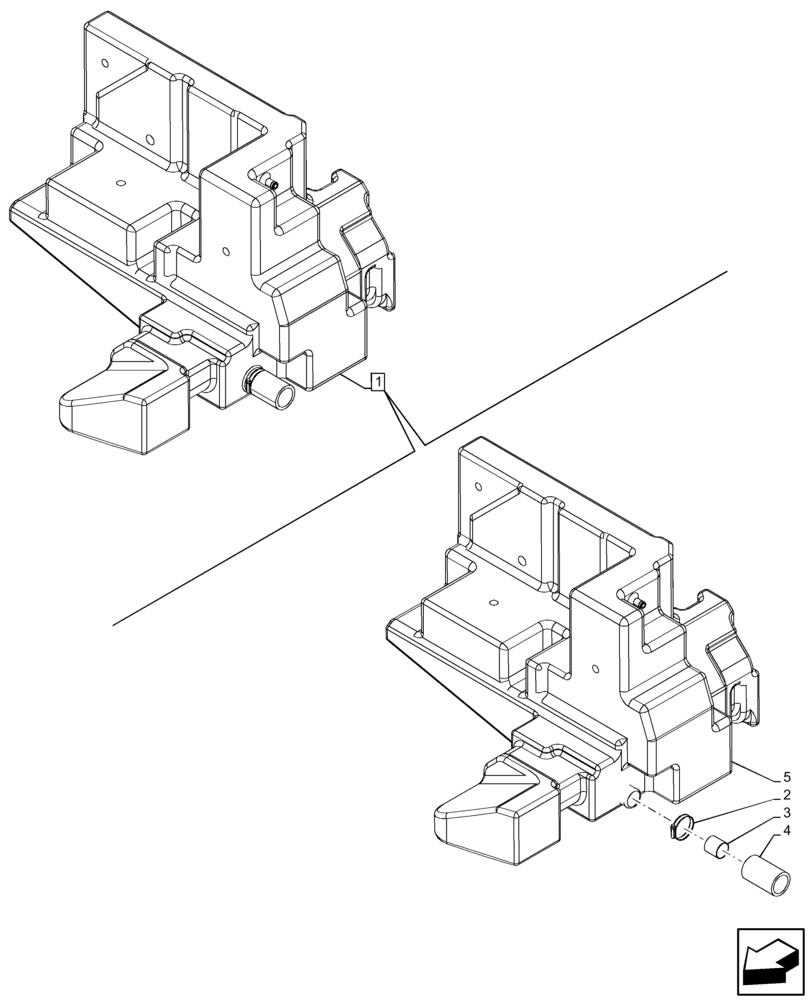 Схема запчастей Case IH PUMA 220 - (10.216.AI[18]) - VAR - 391131, 758001 - FUEL TANK (RH), W/ABS (10) - ENGINE