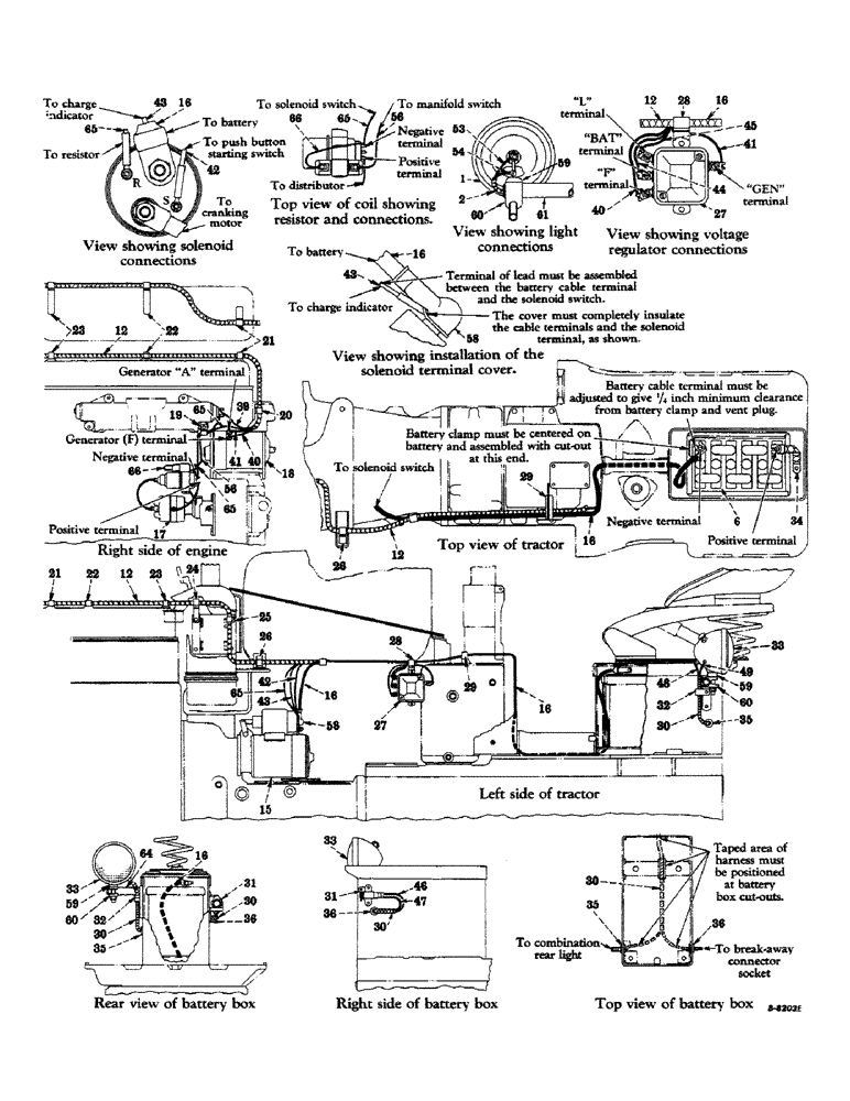 Схема запчастей Case IH 400-SERIES - (205) - ELECTRICAL SYSTEM, DIESEL ENGINE, STARTING AND LIGHTING, BATTERY IGNITION (06) - ELECTRICAL SYSTEMS