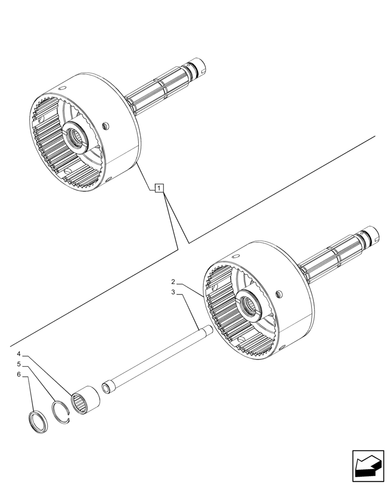 Схема запчастей Case IH PUMA 220 - (31.119.AD[02]) - VAR - 758030 - PTO 540/540E/1000/1000E RPM, DRIVE SHAFT, FRONT, COMPONENTS (31) - IMPLEMENT POWER TAKE OFF