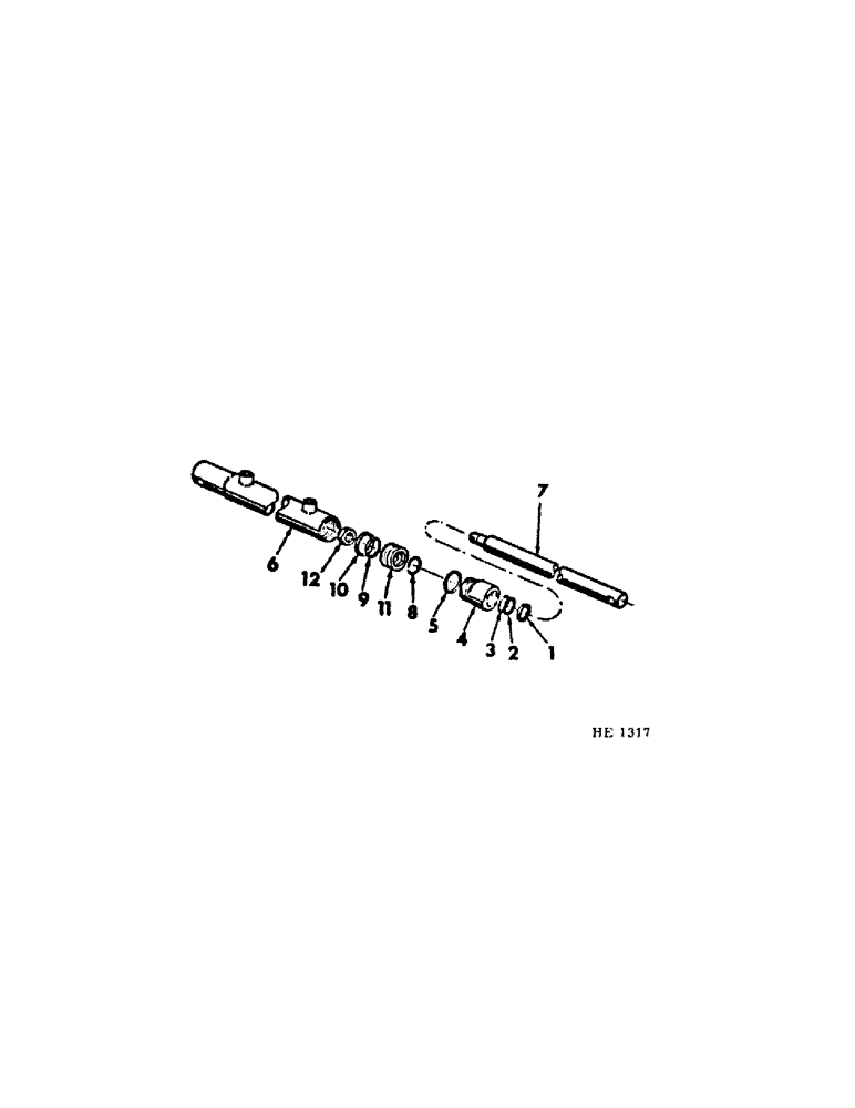 Схема запчастей Case IH 210 - (F-16[A]) - HYDRAULICS SYSTEM, REEL LIFT MASTER HYDRAULIC CYLINDER, SERIAL NUMBER 3700 AND SINCE (07) - HYDRAULIC SYSTEM