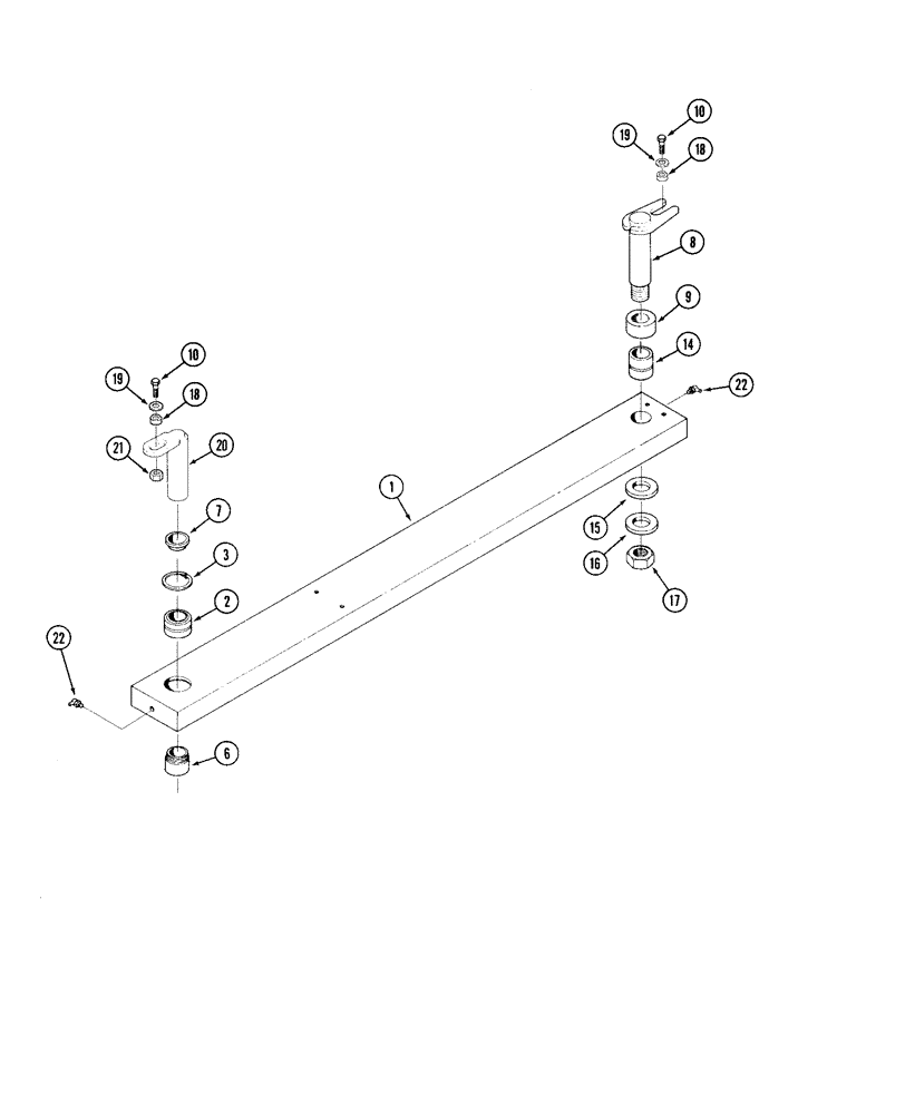 Схема запчастей Case IH 9210 - (9-034) - FRAME CONNECTING LINK (09) - CHASSIS/ATTACHMENTS