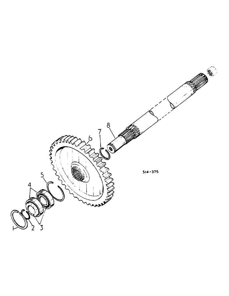 Схема запчастей Case IH HYDRO 84 - (07-018) - HYDRO. DRIVE GEAR AND PTO SHAFT (04) - Drive Train