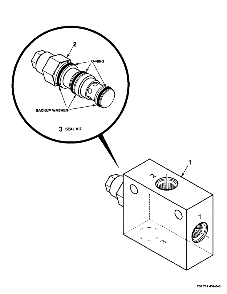 Схема запчастей Case IH 8465T - (8-34) - VALVE ASSEMBLY, COUNTERBALANCE, 700712458 COUNTERBALANCE VALVE ASSEMBLY COMPLETE (07) - HYDRAULICS