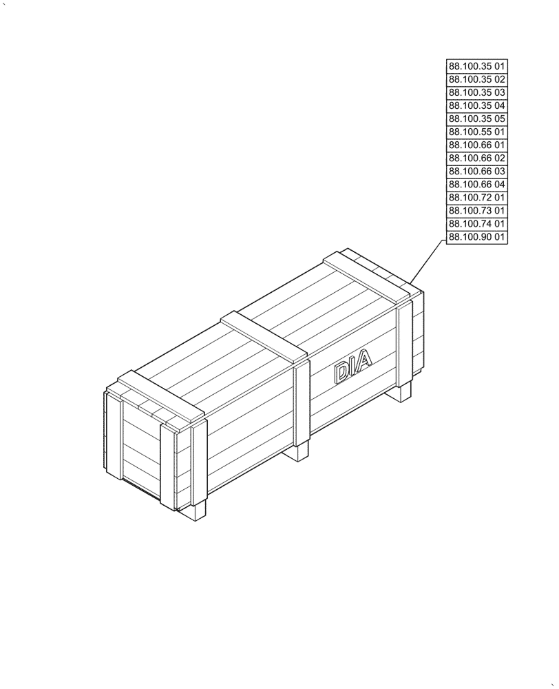 Схема запчастей Case IH AF4077 - (88.000.00) - SECTION INDEX - ACCESSORIES, 4088 (88) - ACCESSORIES