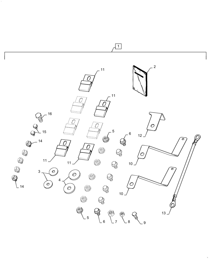 Схема запчастей Case IH 7140 - (88.100.10[03]) - DIA KIT, ANTI-STATIC (88) - ACCESSORIES