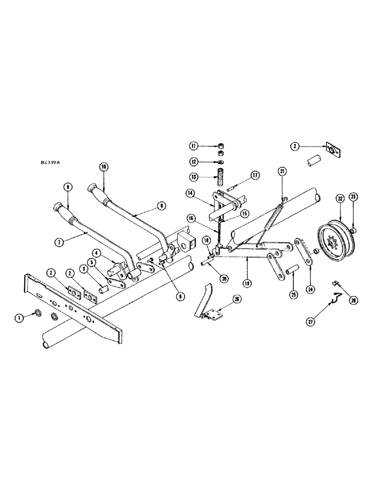 Схема запчастей Case IH 660 - (066) - HEADER DRIVE THROWOUT 