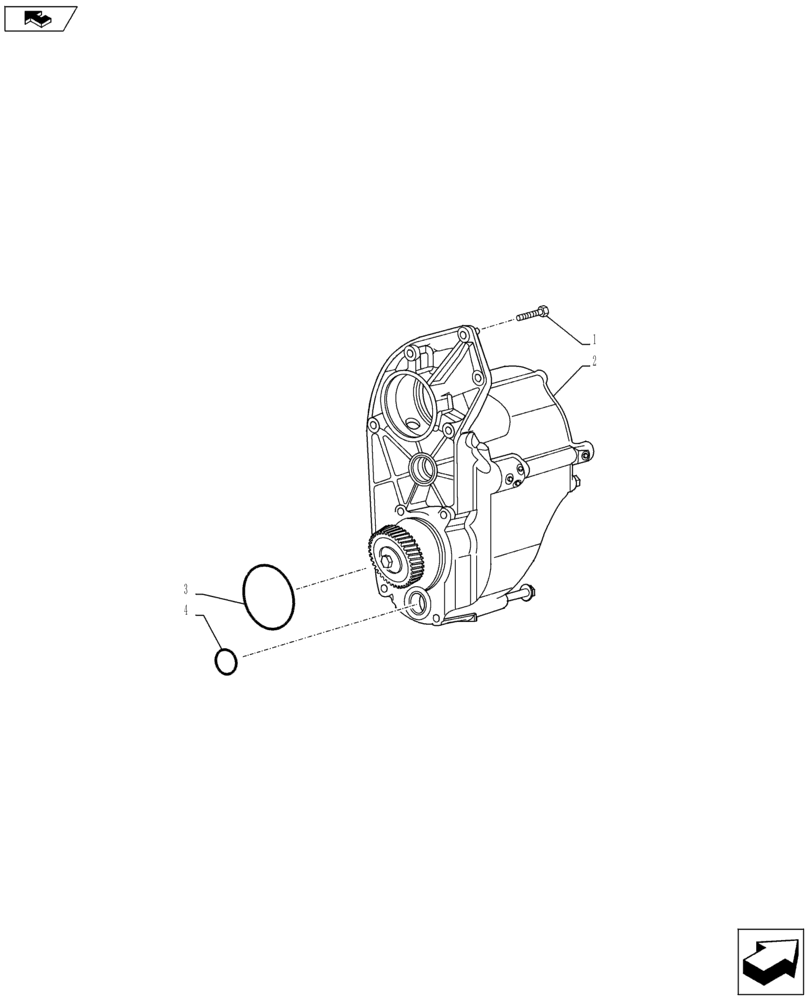 Схема запчастей Case IH F3BE9684B H001 - (10.250.AK[02]) - COUPLING, TURBOCHARGER (10) - ENGINE