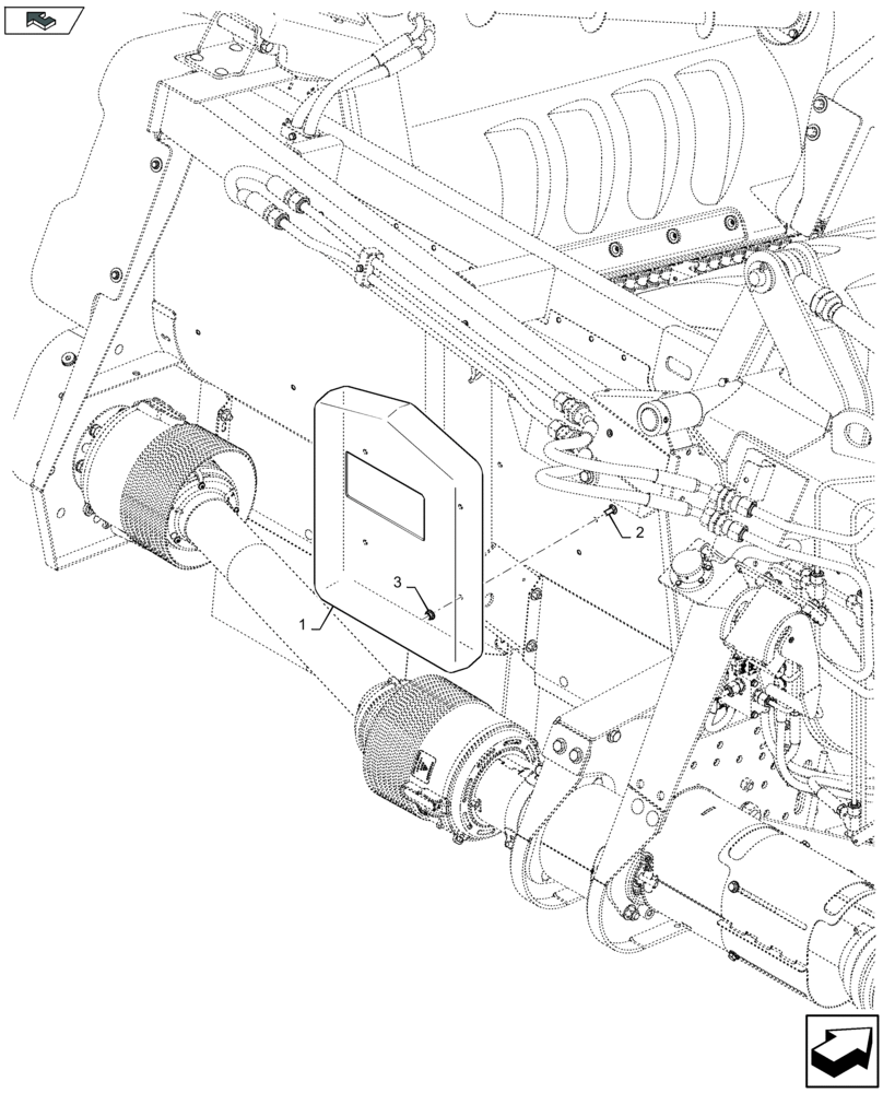 Схема запчастей Case IH 4408F-30 - (58.100.120) - MANUAL CASE (58) - ATTACHMENTS/HEADERS