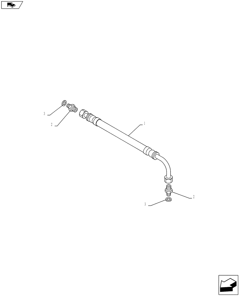 Схема запчастей Case IH F3BE9684A H001 - (10.250.AD[02]) - TURBOCHARGER LUBE LINE (10) - ENGINE