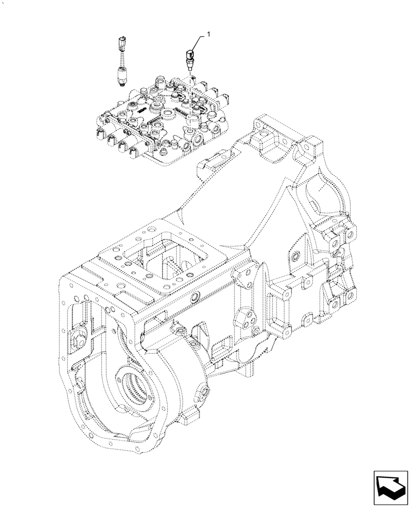 Схема запчастей Case IH PUMA1854 - (55.022.AB[01]) - VAR - 758016, 758017, 758018, 758019, 758020, 758021 - TRANSMISSION, TEMPERATURE SWITCH (55) - ELECTRICAL SYSTEMS