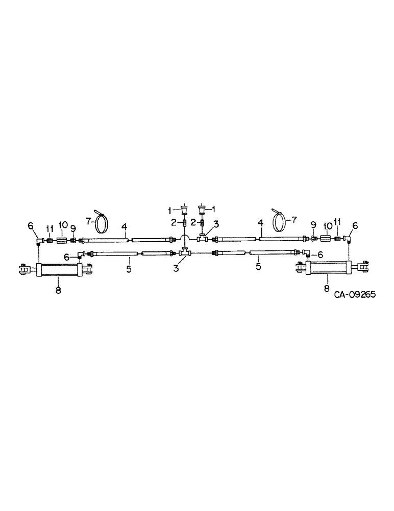 Схема запчастей Case IH 365 - (D-28) - HYDRAULIC CYLINDER & CONNECTIONS, WING FOLD, 19 FT 8 IN., 22 FT 8 IN. AND , PRODUCT GRAPHICS (08) - HYDRAULICS