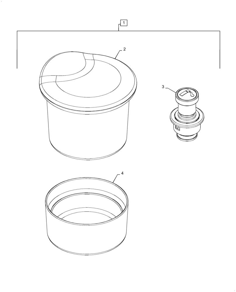 Схема запчастей Case IH 5140 - (88.100.90[02]) - DIA KIT, CIGARETTE LIGHTER & ASH TRAY (88) - ACCESSORIES