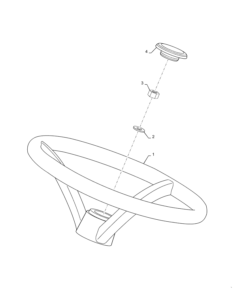 Схема запчастей Case IH FARMALL 35A - (41.101.AJ[01]) - STEERING WHEEL (41) - STEERING