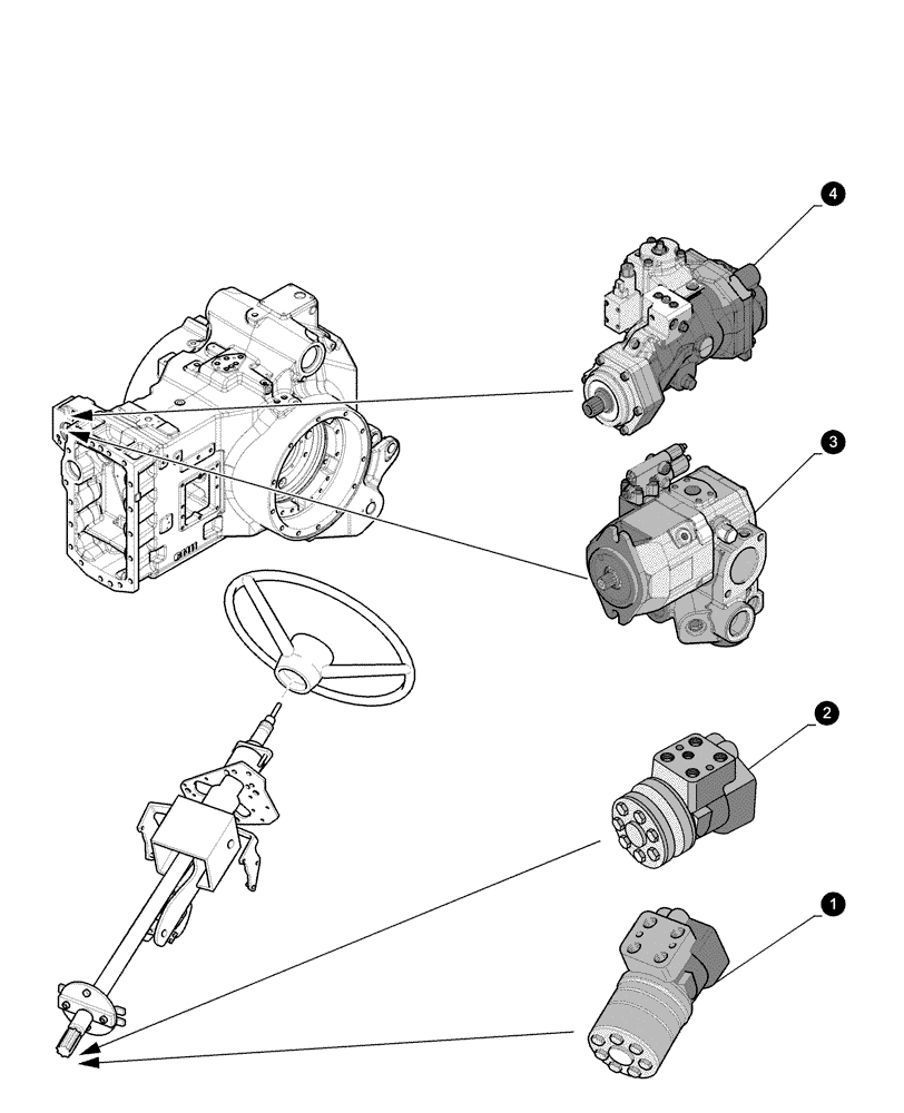 Схема запчастей Case IH PUMA 200 - (05.100.04[05]) - MAINTENANCE PARTS - PUMPS (05) - SERVICE & MAINTENANCE