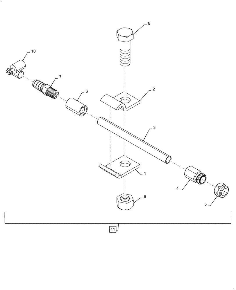 Схема запчастей Case IH NPX2800 - (75.200.05[03]) - KIT, INJECTOR NOZZLE (75) - SOIL PREPARATION