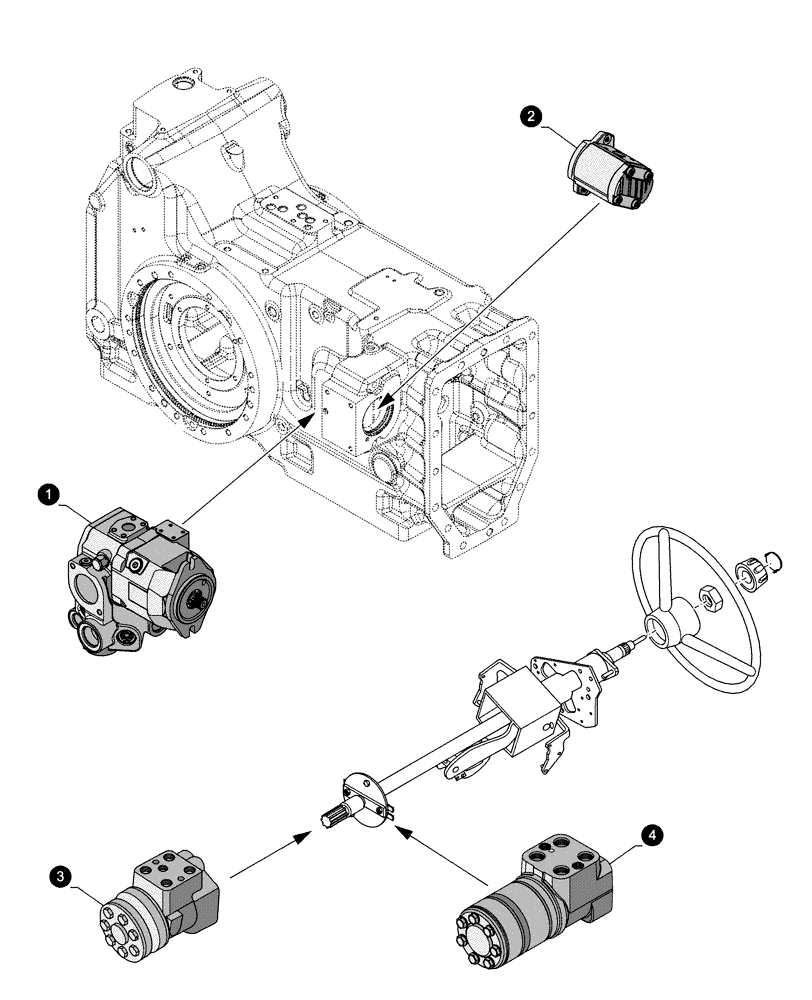 Схема запчастей Case IH PUMA 160 - (05.100.04[05]) - MAINTENANCE PARTS - PUMPS (05) - SERVICE & MAINTENANCE