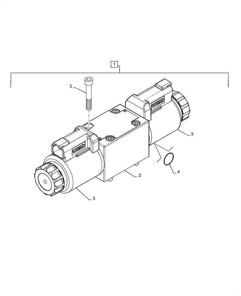 Схема запчастей Case IH WD2104 - (35.204.BQ) - HYDRAULIC MANIFOLD, 3 SPEED AND POWER DOWN (35) - HYDRAULIC SYSTEMS