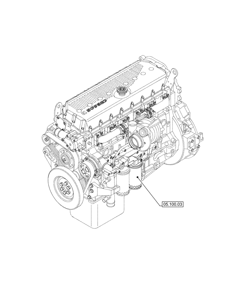 Схема запчастей Case IH F3BE9684A H001 - (05.000.00) - SECTION INDEX - MACHINE COMPLETION AND EQUIPMENT (05) - SERVICE & MAINTENANCE