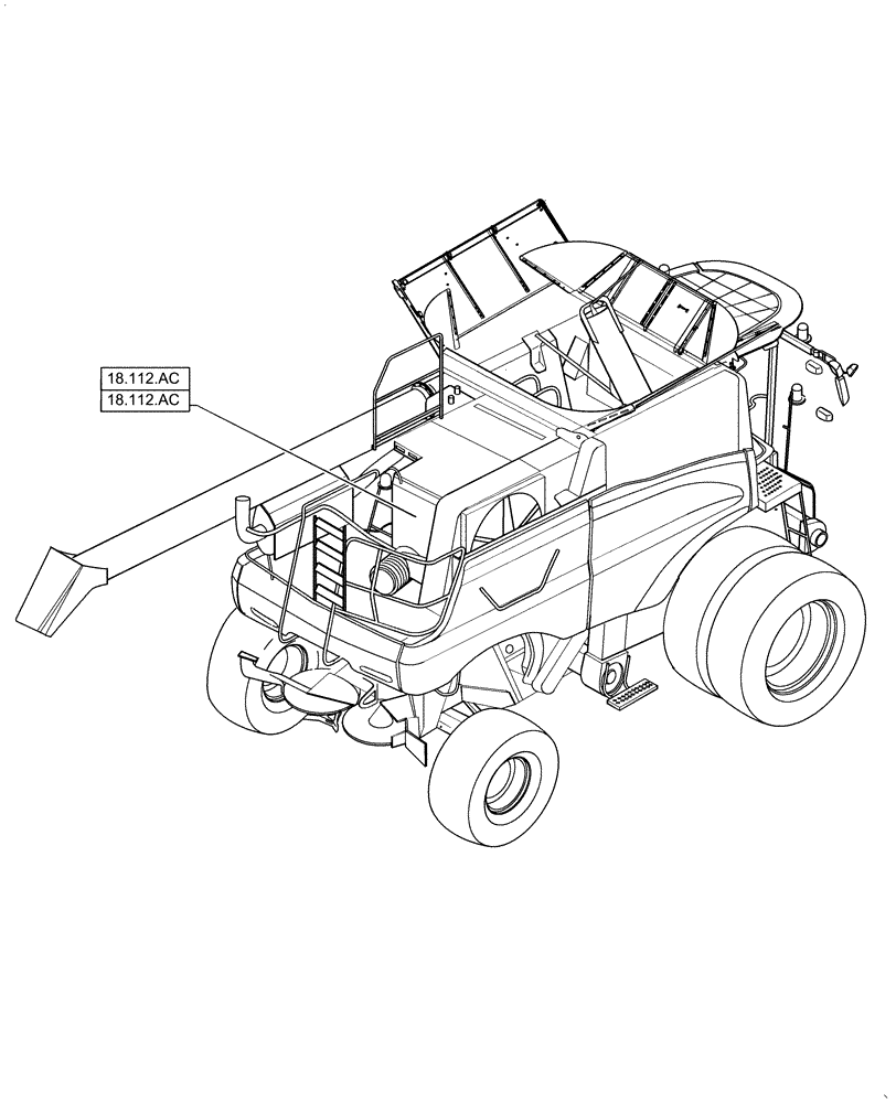 Схема запчастей Case IH 6140 - (18.000.00) - SECTION INDEX - CLUTCH (18) - CLUTCH