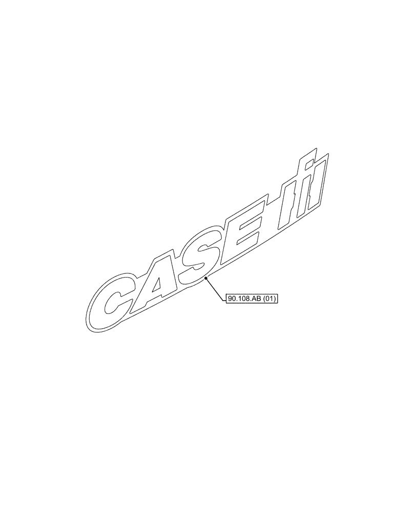 Схема запчастей Case IH MAXXUM 145 - (00.000.90[04]) - PICTORIAL INDEX - PLATFORM, CAB, BODYWORK AND DECALS (00) - GENERAL & PICTORIAL INDEX