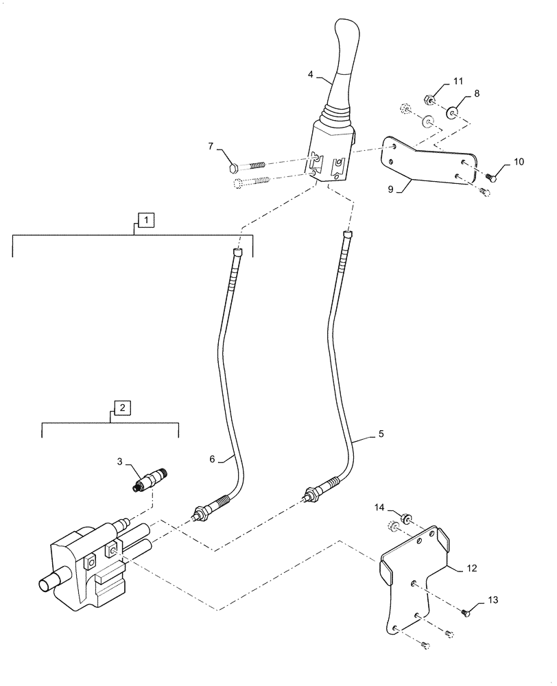 Схема запчастей Case IH FARMALL 35A - (55.035.AG[01]) - JOYSTICK STEERING VALVE (55) - ELECTRICAL SYSTEMS