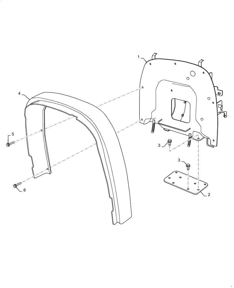 Схема запчастей Case IH FARMALL 35A - (41.101.AU[01]) - PEDAL FRAME (41) - STEERING