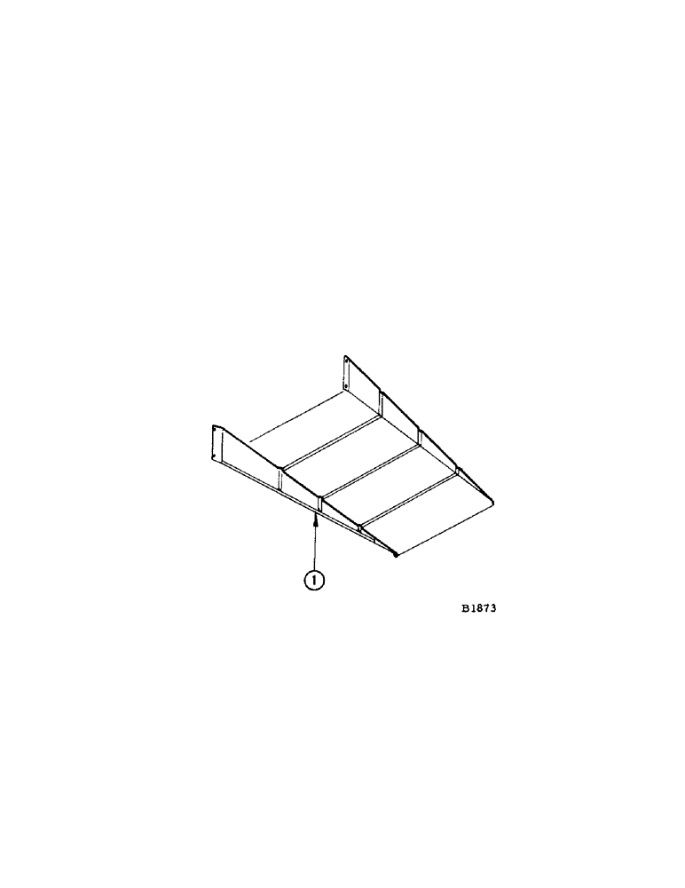 Схема запчастей Case IH 960 - (350[1]) - REAR AXLE SHIELD ATTACHMENT (88) - ACCESSORIES