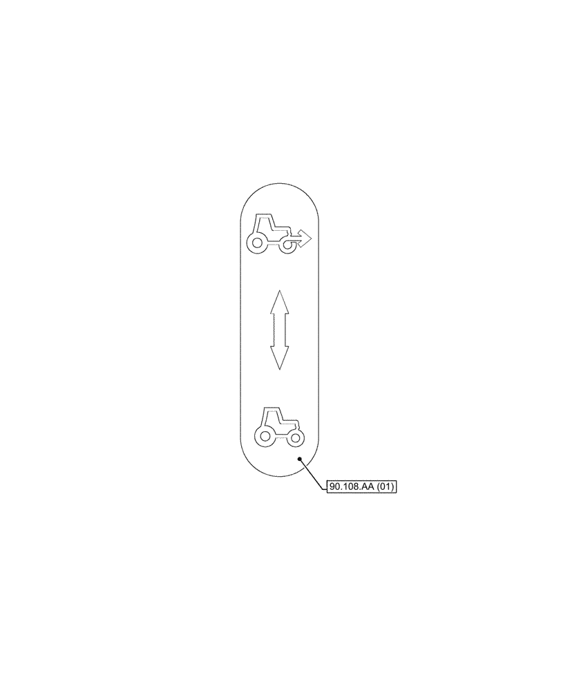 Схема запчастей Case IH MAXXUM 115 - (00.000.90[03]) - PICTORIAL INDEX - PLATFORM, CAB, BODYWORK AND DECALS (00) - GENERAL & PICTORIAL INDEX