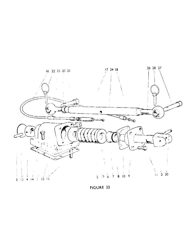 Схема запчастей Case IH 770B - (055) - SENSING UNIT AND TOP LINK (07) - HYDRAULIC SYSTEM