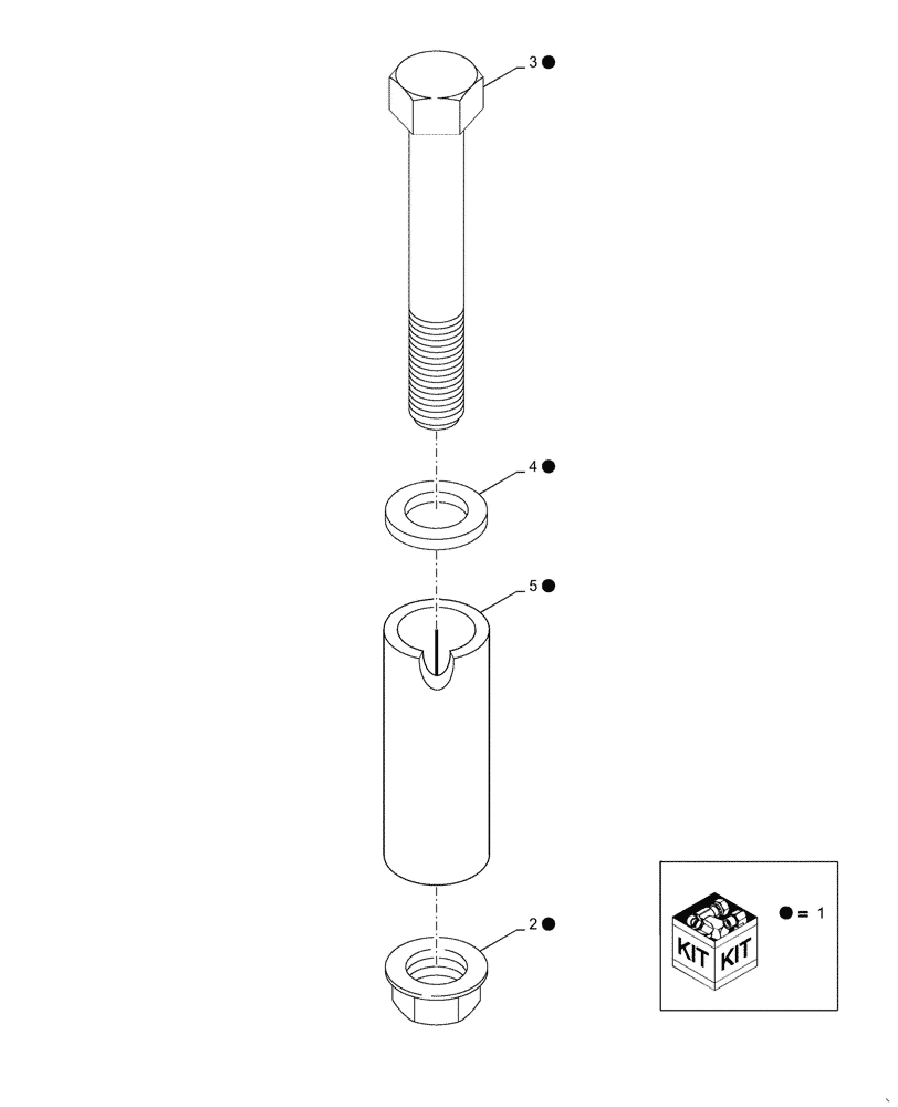 Схема запчастей Case IH 1820 - (09-025) - KIT BEARING 