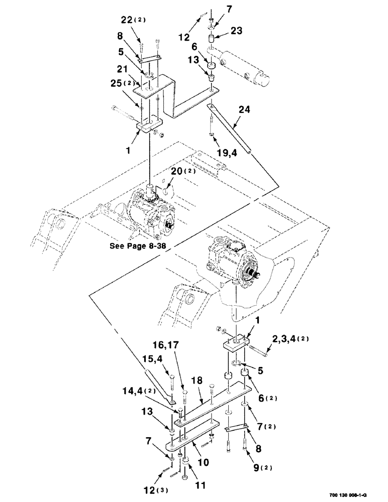 Схема запчастей Case IH 8850 - (05-06) - TRANSMISSION CONTROL ASSEMBLY (06) - POWER TRAIN