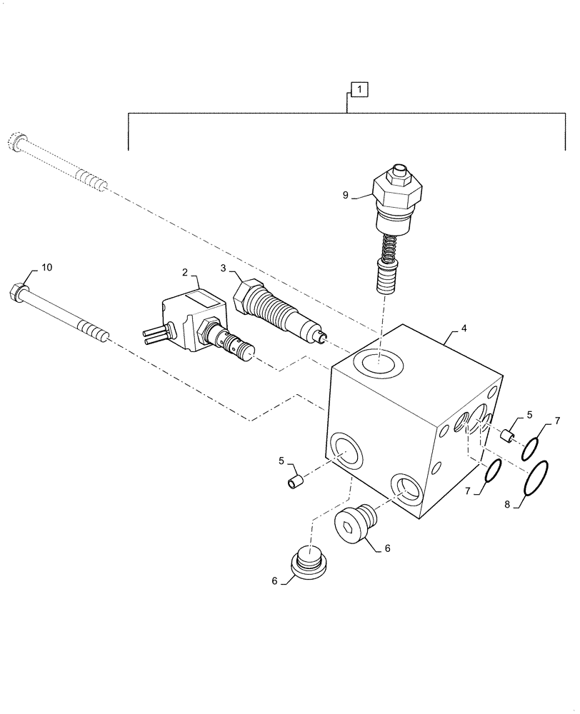 Схема запчастей Case IH FARMALL 35A - (31.201.AG[03]) - INDEPENDENT PTO VALVE (31) - IMPLEMENT POWER TAKE OFF