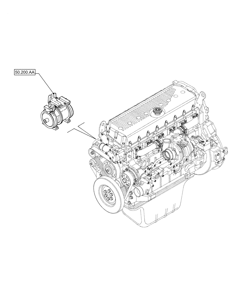 Схема запчастей Case IH F3JFE613B B006 - (00.000.50) - PICTORIAL INDEX - CAB CLIMATE CONTROL (00) - GENERAL & PICTORIAL INDEX