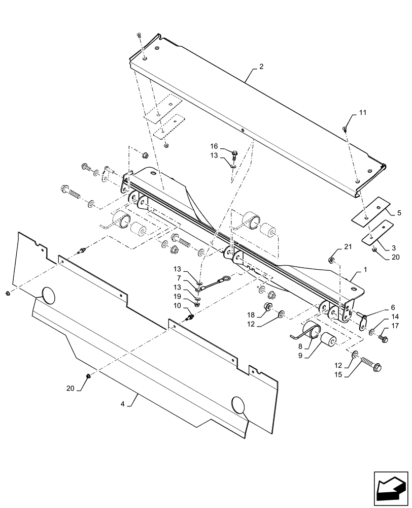 Схема запчастей Case IH 9240 - (66.101.AR) - VAR - 425198, 425199, 425513, 425611 - PLATE, CONE (66) - THRESHING