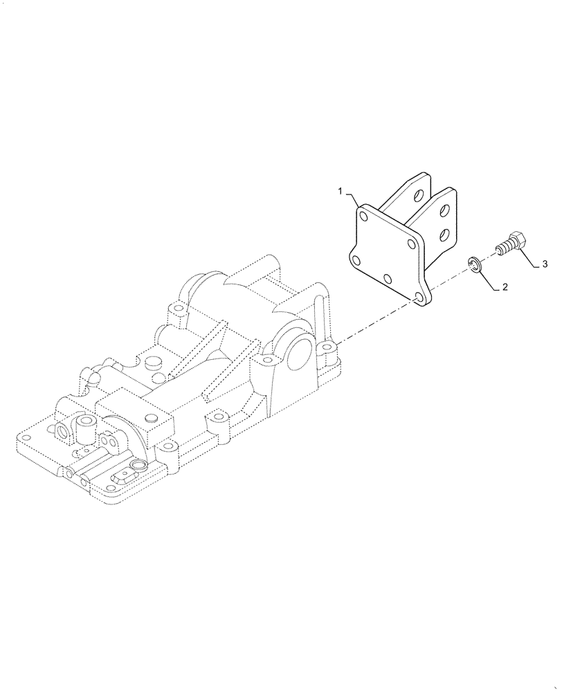 Схема запчастей Case IH FARMALL 35A - (37.120.AL[01]) - UPPER LINK BRACKET (37) - HITCHES, DRAWBARS & IMPLEMENT COUPLINGS