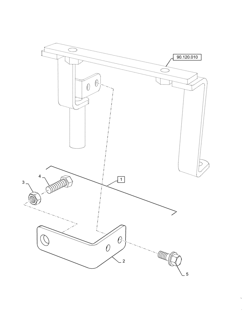 Схема запчастей Case IH FARMALL 35A - (35.350.AJ[01]) - LEVER STOPPER (35) - HYDRAULIC SYSTEMS