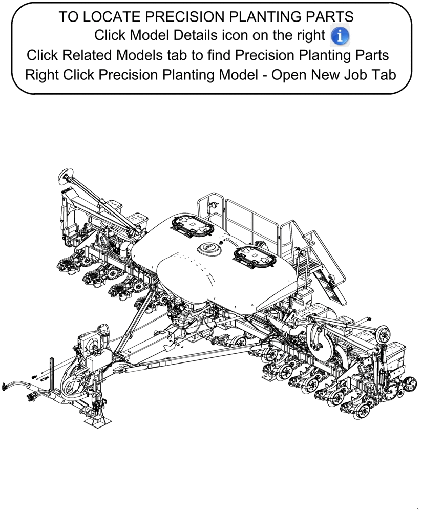 Схема запчастей Case IH 1245 - (88.100.06) - PRECISION PLANTING (88) - ACCESSORIES
