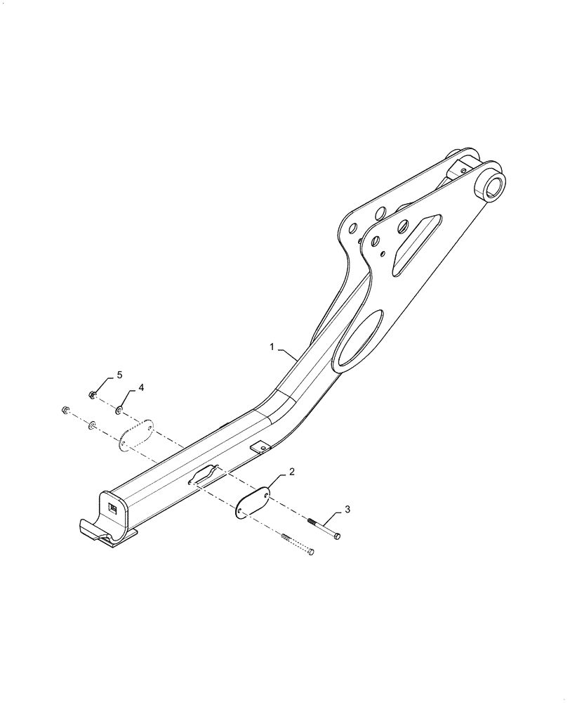 Схема запчастей Case IH WD1203 - (37.110.AE[02]) - LIFT ARM, LESS HEADER QUICK LATCH, 4 CYLINDER, NON DRAPER (37) - HITCHES, DRAWBARS & IMPLEMENT COUPLINGS