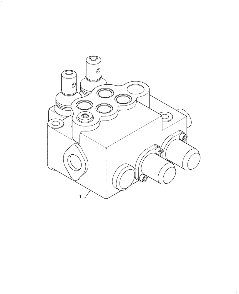 Схема запчастей Case IH FARMALL 35C - (35.204.BE[03]) - REMOTE CONTROL VALVE, FARMALL 35C, CAB (35) - HYDRAULIC SYSTEMS